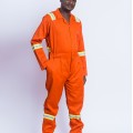 Coverall with Reflective Tape